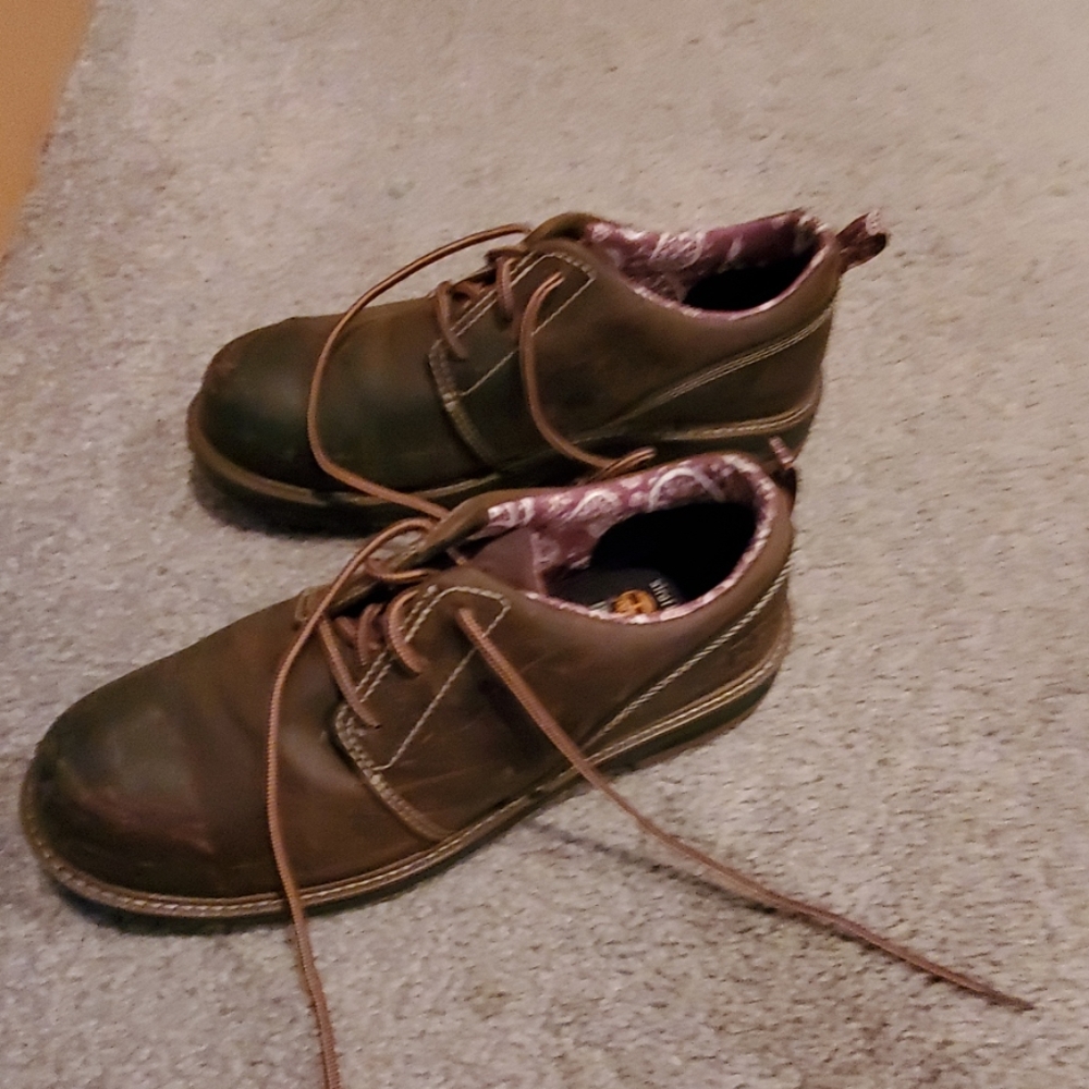 Timberland steel toe shoes